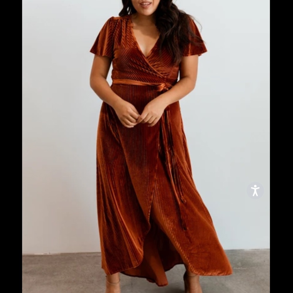 Baltic Born Copper Wrap Dress